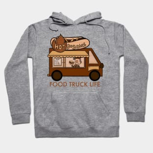 Food truck life for hot dog design Hoodie